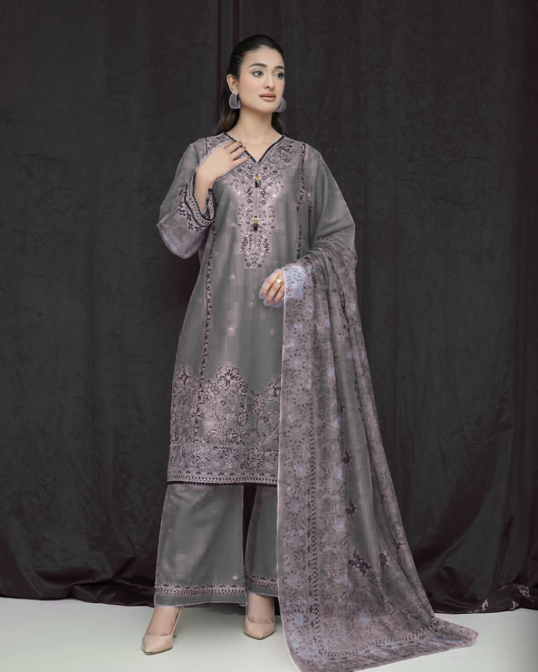 Light Purple Kurta -001