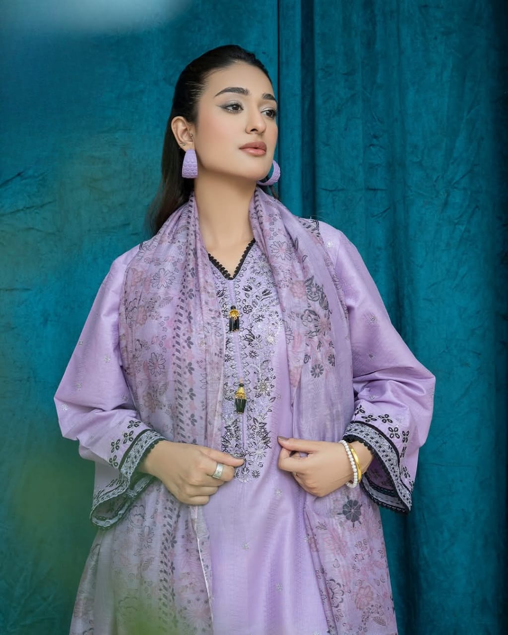 Light Purple Kurta -001