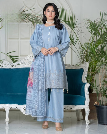 Sky Blue Kurta -004