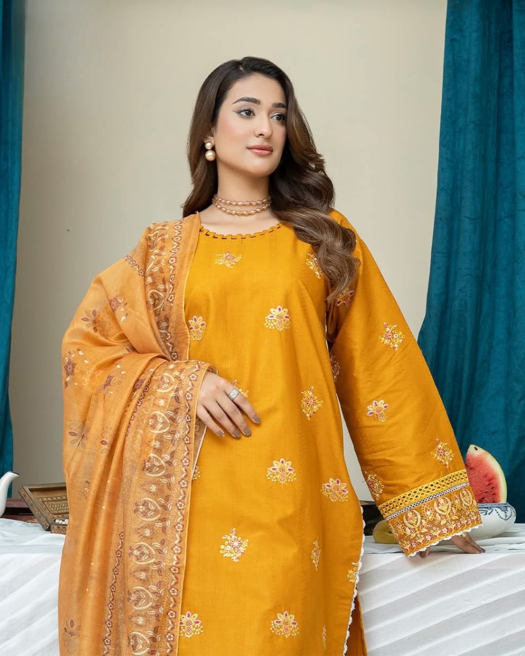 Yellow Premium Kurta - 005